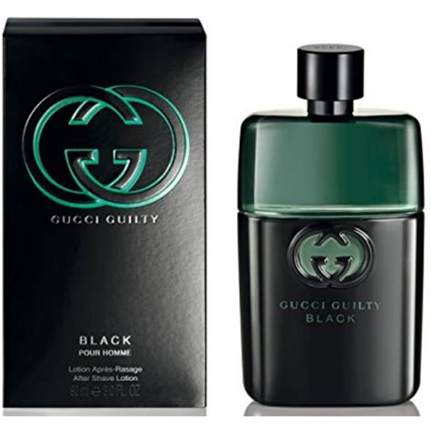 latest gucci mens aftershave|gucci black guilty after shave.